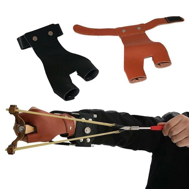 Tir À L'Arc Gant Gauche/Droit Main Protection Outil Réglable Durables