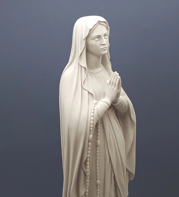 OUR LADY BLESSED Virgin Mary Greek Cast Marble Statue Sculpture 15.75 ...