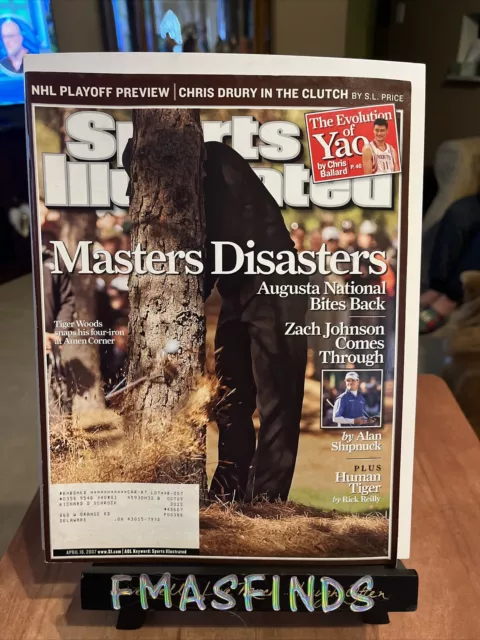 D2 2007 TIGER WOODS MASTERS AUGUSTA NATIONAL GOLF Sports Illustrated April 16