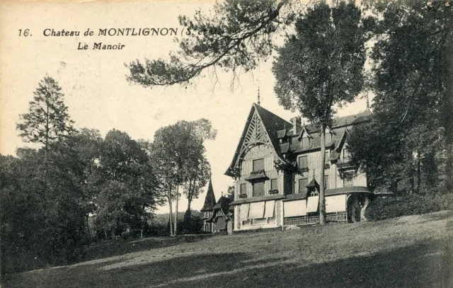 *24547 cpa Château de Montlignon - Le Manoir
