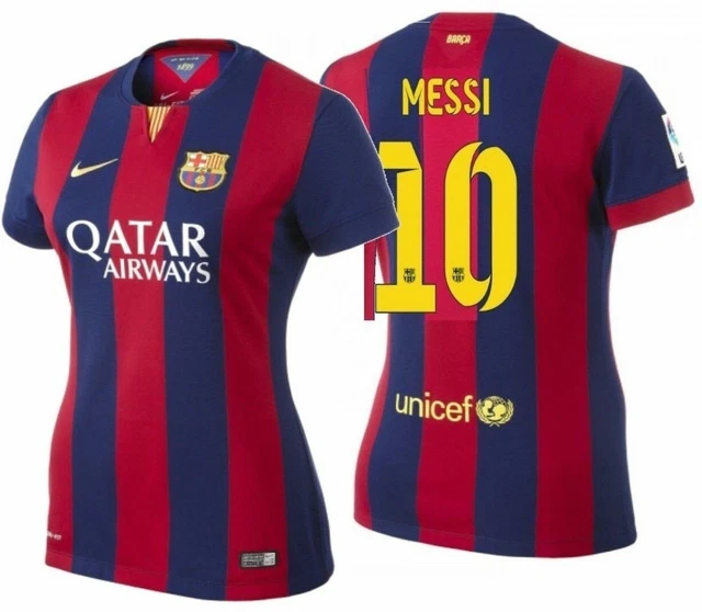 NIKE LIONEL MESSI Fc Barcelona Women's Home Jersey 2014/15 EUR 188,89