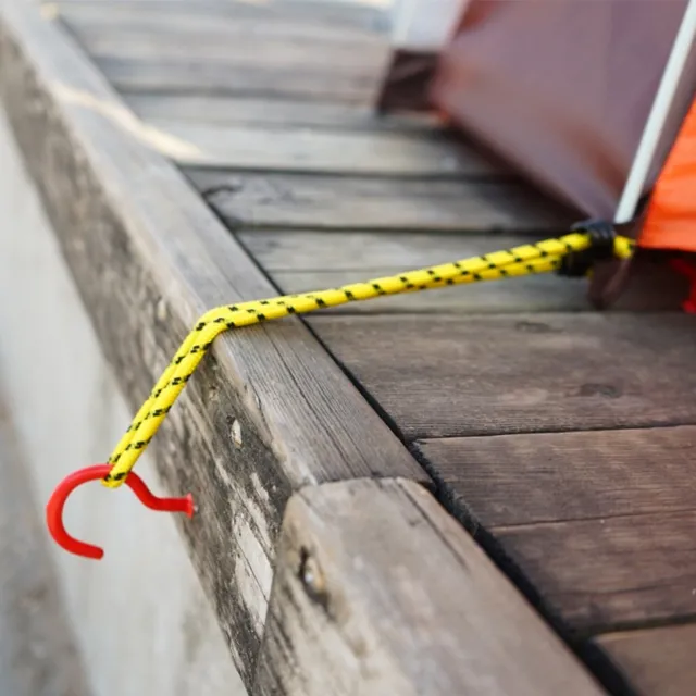 Equipaje fácil de usar cordón Kungee 6 ud. Cuerdas con gancho de cuerda para arroz