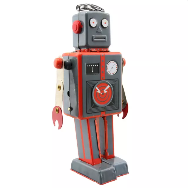 Roboter Mechanical Robot grau BlechRoboter