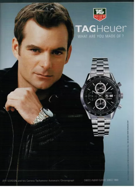 Jeff gordon tag heuer watch top