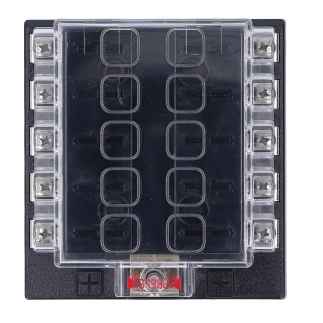10 Fusibles Midi 30A Orange - Pour Voiture, Camion, Bateau