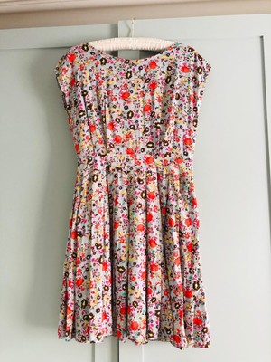 Paul and Joe Sister Boden Joules Reiss Grey Floral Dress size 36 RRP £220