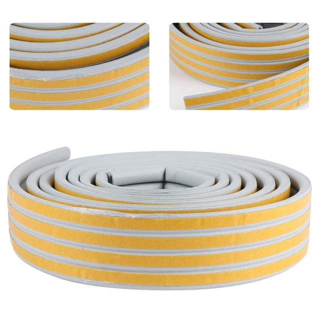 Sello de ventana de puerta de 2 rollos 250X0,9 cm goma etileno propileno