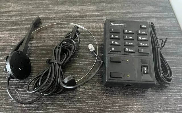 Plantronics Sp-04 Single Line Telephone Amplifier With Ringer with headset-Nice