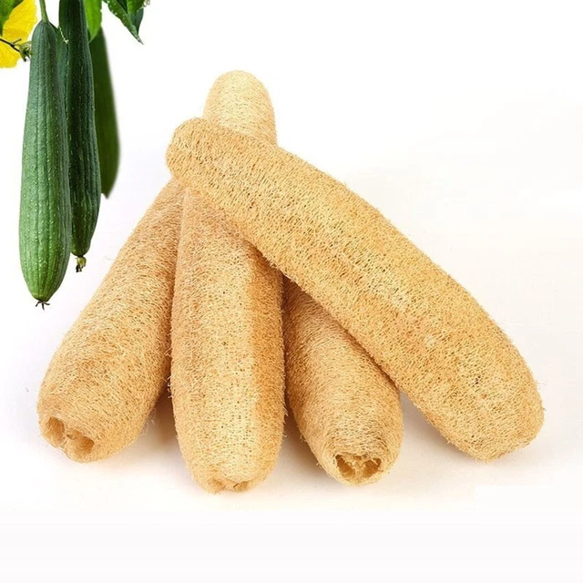 Sponge Full Loofah Natural Kitchen Bathroom Luffa Scrubber Shower Exfoliating