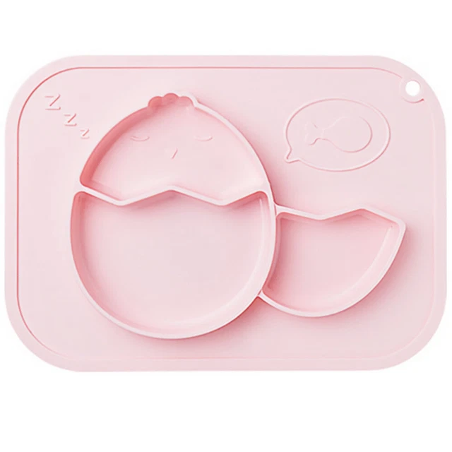 Plato multifuncional de silicona para bebé niños bebé alimentación fruta snack tazón