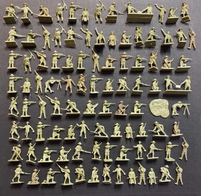 100x Airfix WW1 US American infantry - 1/72 scale set 01729 - 100 soldiers