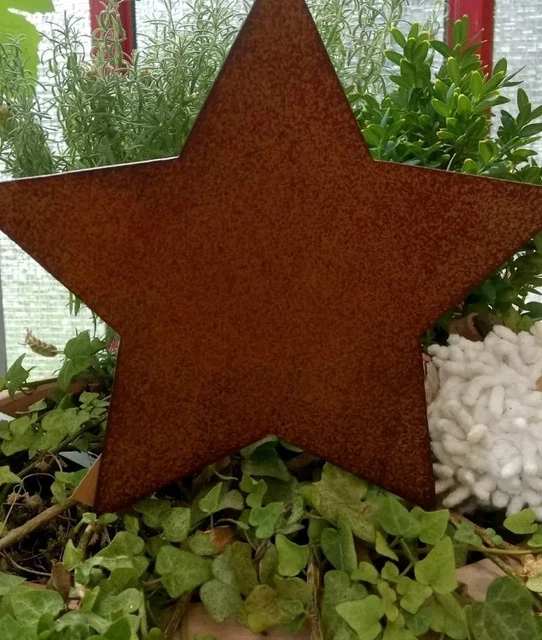 Rouille Noble Étoile Meuble de Jardin Braun 20cm Déco Rust landhaus Noël