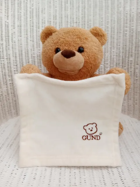 GUND PEEK A Boo Talking Moving Teddy Bear 10 (See Attached Video) £6.99 -  PicClick UK