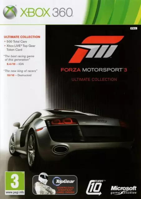 Forza Motorsport 3 - Ultimate Collection | Microsoft Xbox 360 | Used