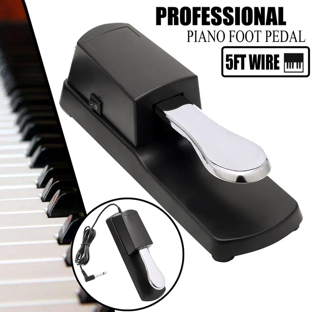 KEYBOARD/DIGITAL PIANO DAMPER/SUSTAIN Foot Pedal for Yamaha Casio