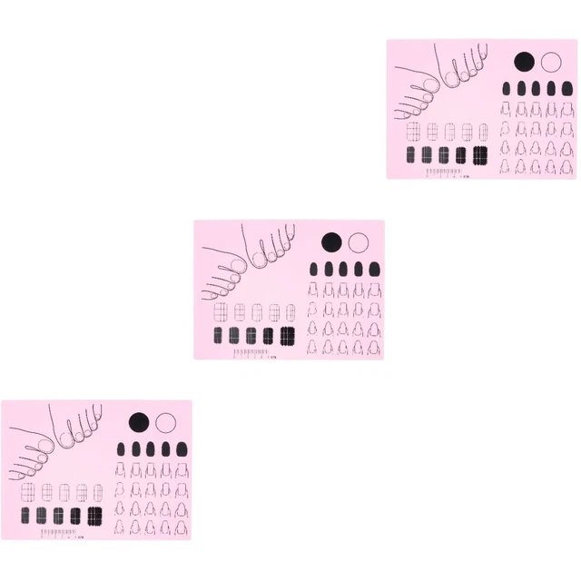 3 Piezas Salón-Manicura Herramienta Manicura Almohadilla De Silicona Estera De Ejercicio
