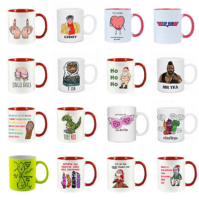 Funny Novelty Tea & Coffee Mug Christmas Xmas Secret Santa Gift Idea Men Women