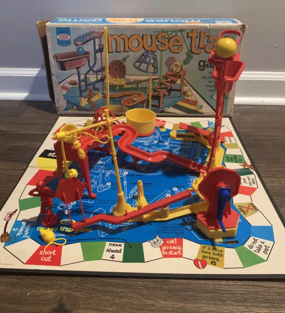 Vintage Mouse Trap Game No. 2601-3 by IDEAL (1975) Not Complete Read