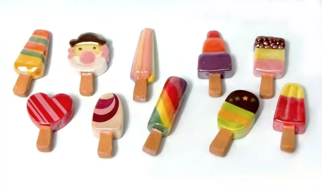 Fève de collection au choix _ de la série LES SORBETS POP _ Objet vitrine