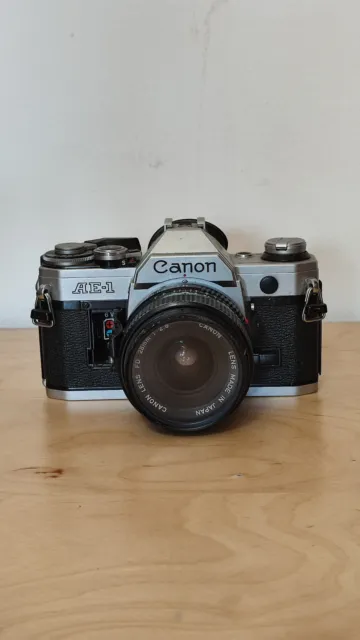 Canon fd 28mm f2.8, comes with AE-1 body as rear cap