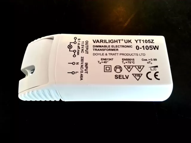 Varilight New 105 Watt electrical Transformer for Low Voltage Circuit - YT105Z 2
