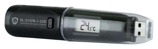 Data Logger W/Lcd, Temp, -35 To 80Deg C, Data Logger Type Usb Tempera For Lascar