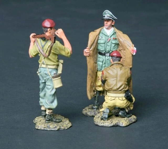 Figurine Thomas Gunn WWII - Para 003B - 1/32 (60mm) - Plomb Peint - Neuf