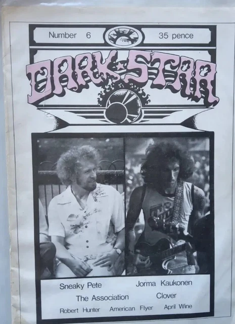Dark Star Magazine Issue Number 6, The Association, Sneaky Pete