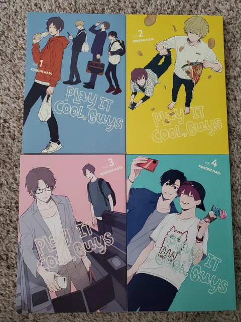 Play It Cool, Guys Manga Vols 1-4 by Kokone Nata Yen Press Full Color UNREAD