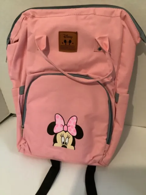 Disney MINNIE MOUSE Diaper Bag BACKPACK Pink NEW!