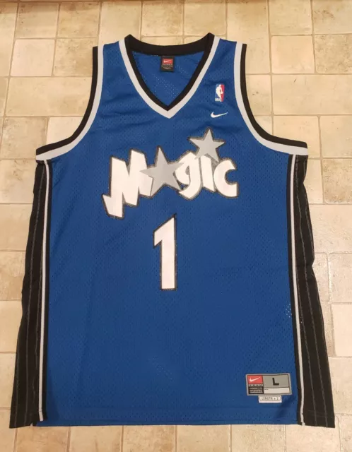 Nike NBA Orlando Magic Tracy McGrady #1 Jersey WHITE XXL +2 VGUC
