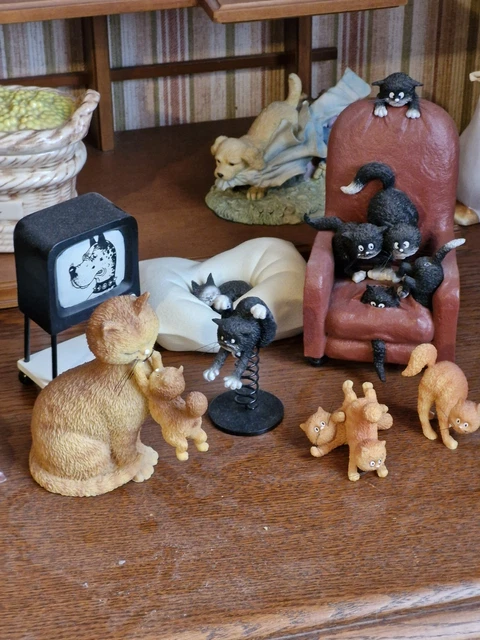 Statuette Dubout – Les Chats Poor Tom – Parastone – Figurine Chat