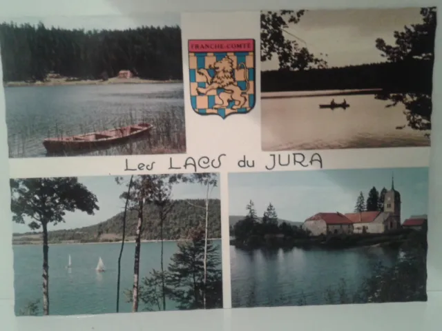 Cpm (E43) U .80755 Les Lacs Du Jura Lac Genin, Lac De Chalain, Lac De L'abbaye