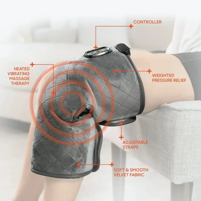 Massaggiatore Elettrico Riscaldato Termico Per Ginocchio E Spalla A Vibrazione 2