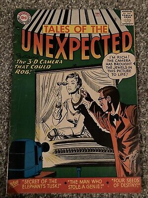 vintage dc tales of the unexpected no. 8 Comic Book rare good condition