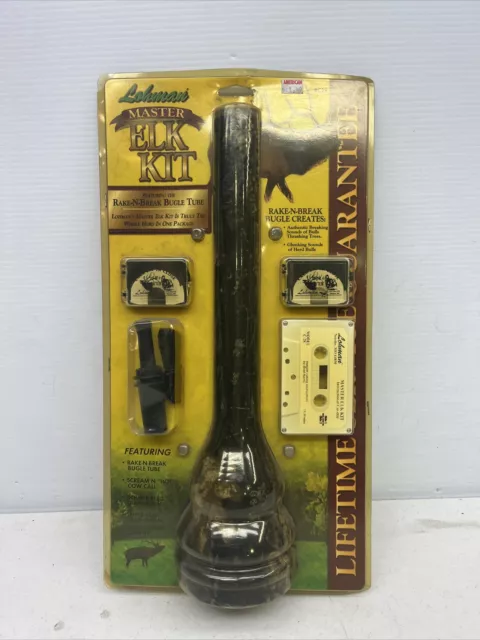 Rare Sealed Vintage Lohman Master Elk Kit ~ Bugle Call, Rake n Break, Cow ~ C28