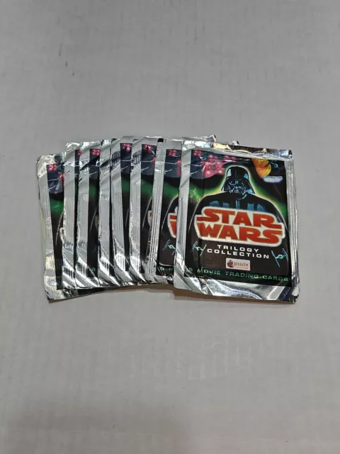 Star Wars Trilogy Collection Trading Card Factory Sealed Packs Lot Of 8...