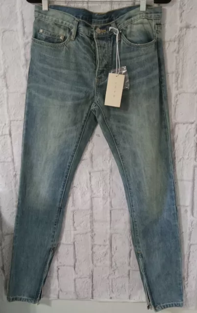 MNML, Jeans, Mnml La Skeleton Bandana Button Fly Jeans 29