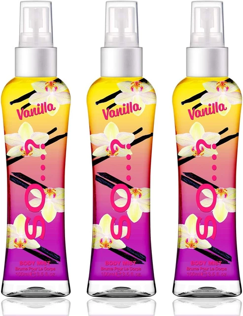 Body Mist By S..? Womens Vanilla Body Mist Fragrance Spray 100ml Bundle Pack 3