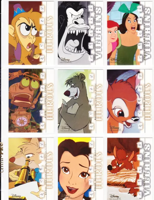 2003 Upper Deck Disney Treasures Series 2 Singles Complete Your Set 90-179