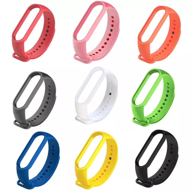 TPU Band Wristband Bracelet for Xiaomi Mi Band 6 Smartwatch Washable Wrist Strap