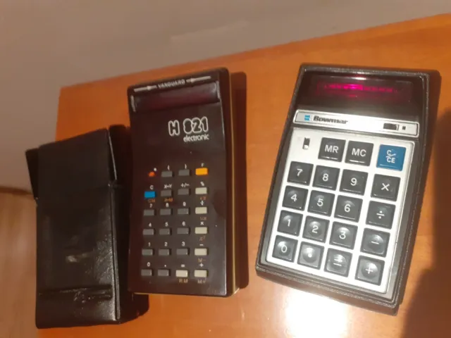 Lote Dos Calculadoras Años 70