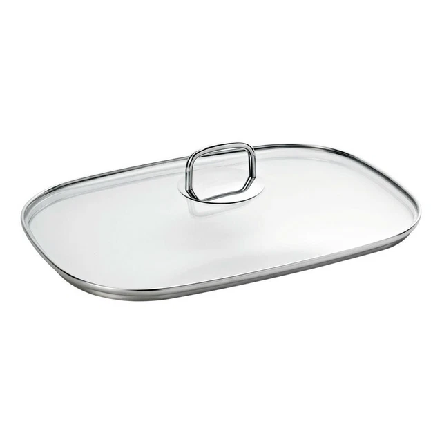 Schulte-Ufer Green Life Deckel zu Bräter und Fischpfanne, Güteglas, 36 x 25 cm
