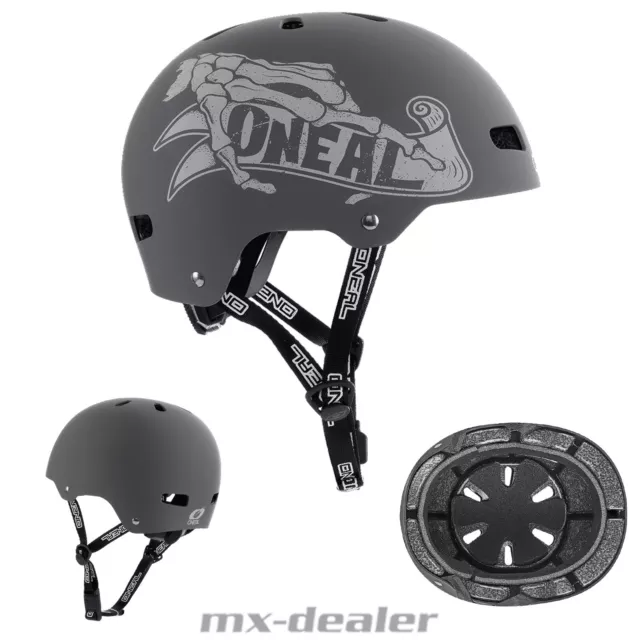 O`Neal Dirt Lid ZF Helm BONES Fahrrad Helm All Mountain Bike Trail MTB BMX