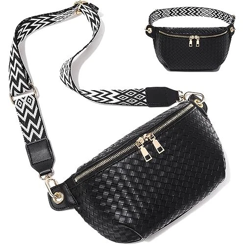 Crossbody Sling Bag Purse for Women - Small Chest Fanny Pack Trendy Travel