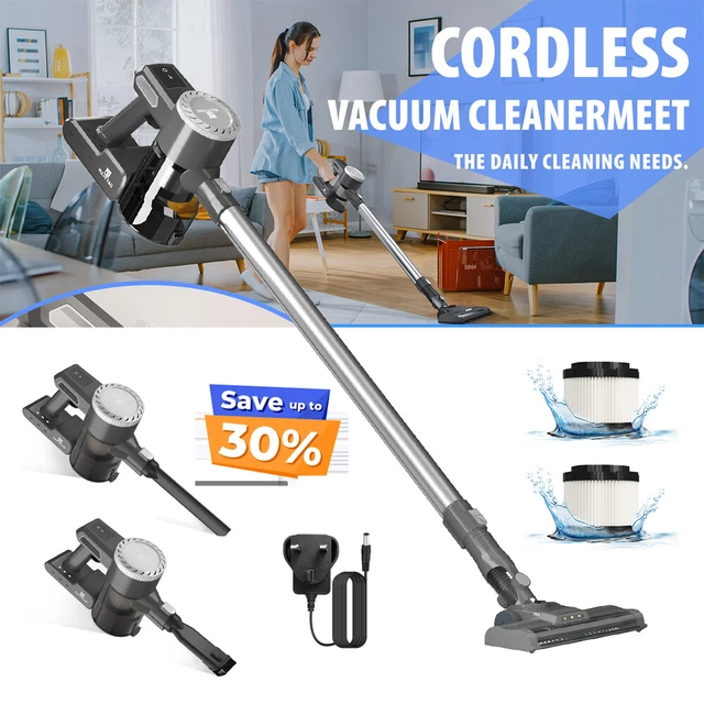 6IN1 CORDLESS VACUUM Anti Hair Wrap (Builtin Battery) for Pet Hair