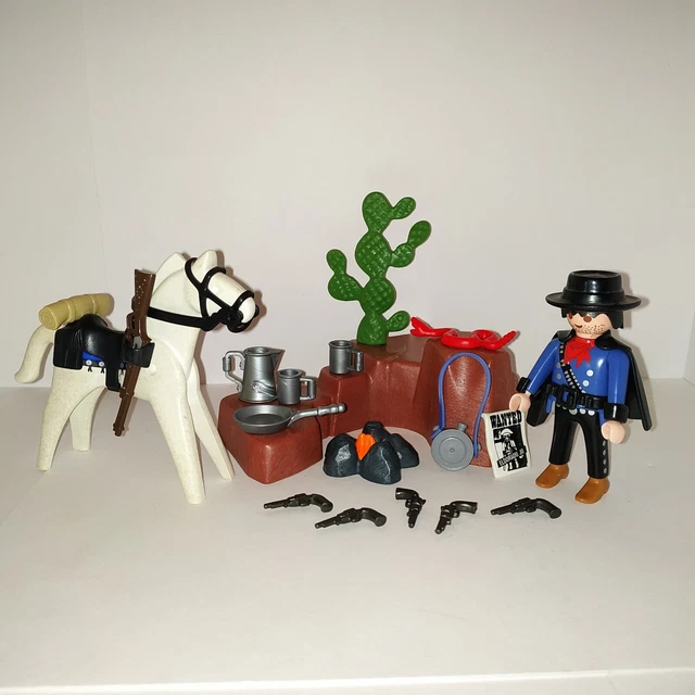 PLAYMOBIL LOTE Western Vintage Pistolero del Oeste