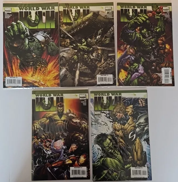 World War Hulk #1-5 (Marvel 2007) 1st Full Skaar 1 2 3 4 5 Greg Pak