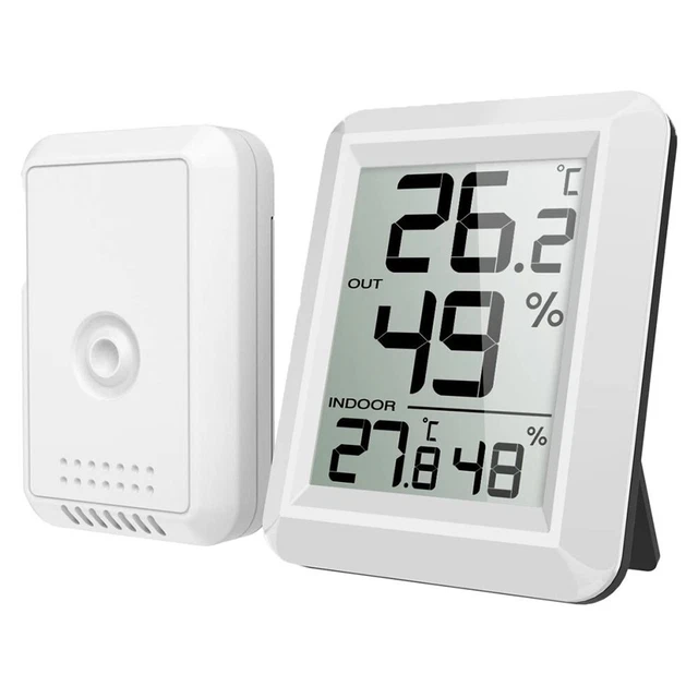 Termometro e igrometro wireless multimisura per uso interno ed esterno