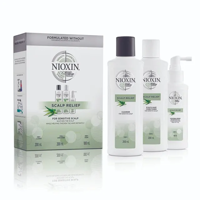 Nioxin Scalp Relief System Kit for Sensitive, Dry & Itchy Scalp